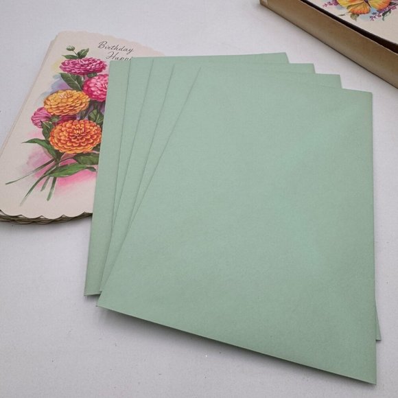 Vintage Greeting card partial set original box 60s 70s - Picture 8 of 16